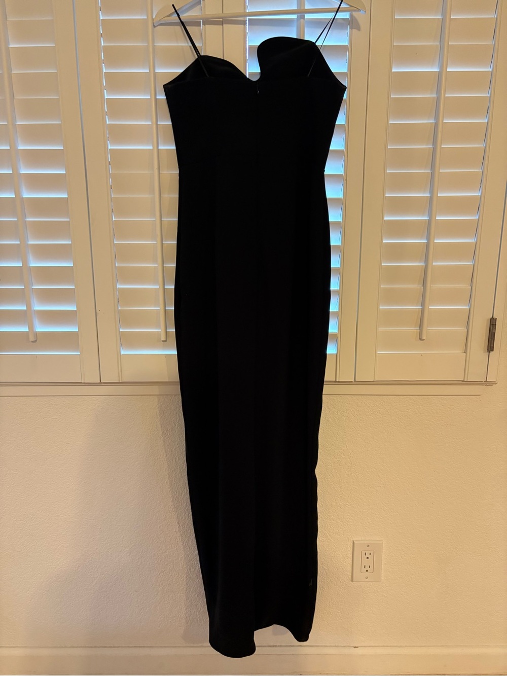 Amanda Uprichard Strapless Puzzle Gown in Black - Picture 5 of 5